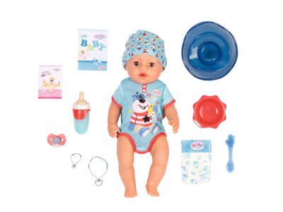 Кукла Zapf Baby born интерактивная мальчик с магическими глазками 43 см 1-00387882_1