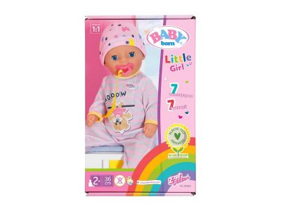 Кукла Baby born интерактивная Маленькая девочка 36 см 1-00387883_6