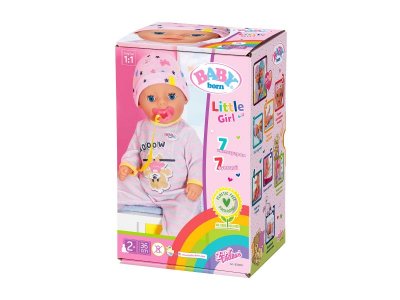 Кукла Baby born интерактивная Маленькая девочка 36 см 1-00387883_7