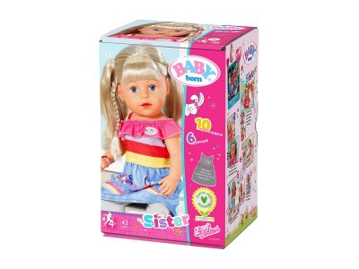 Кукла Baby born интерактивная Сестричка с аксессуарами 43 см 1-00387884_9