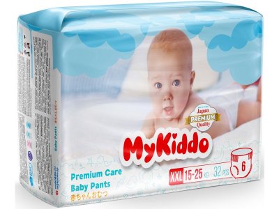 Подгузники-трусики Mykiddo Premium XXL (15-25 кг) 32 шт. 1-00387915_1
