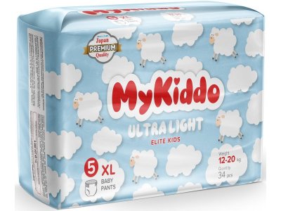 Подгузники-трусики ультратонкие Mykiddo Elite kids XL (12-20 кг) 34 шт. 1-00387918_1