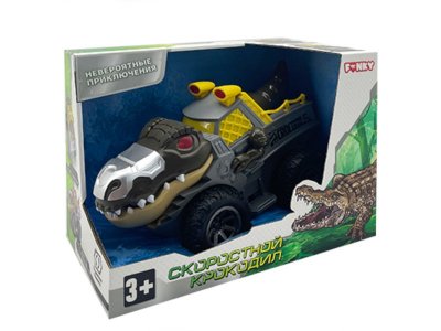 Машинка инерционная Funky Toys Крокодил с подвижными элементами 1-00387940_2