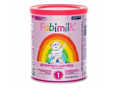 Смесь молочная Fabimilk 1 сухая адаптированная начальная 400 г 1-00387945_1