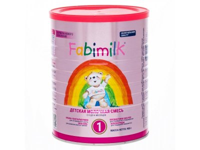 Смесь молочная Fabimilk 1 сухая адаптированная начальная 900 г 1-00387948_1