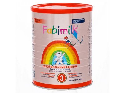 Напиток молочный Fabimilk 3 сухой 900 г 1-00387950_1