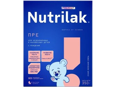 Смесь Nutrilak Premium Pre для недоношенных 350 г 1-00021308_1