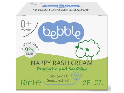 Крем от опрелостей и кожных раздражений Bebble Nappy Rash Cream 60 мл 1-00388125_2