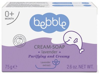 Крем-мыло детское Bebble Cream-Soap Лаванда 75 г 1-00388130_2