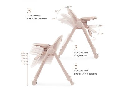Стульчик для кормления Happy baby Berny Lux 1-00388086_3