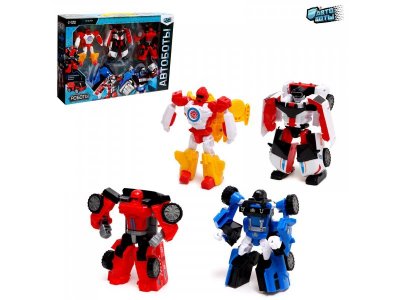 Набор роботов Автоботы, трансформируются, 4 шт. 1-00388267_1
