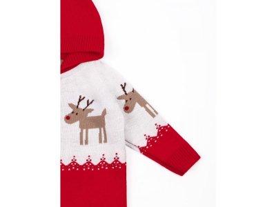 Комбинезон вязаный с капюшоном AmaroBaby Pure Love Christmas Deer 1-00388338_4