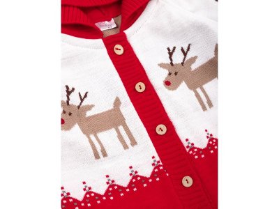 Комбинезон вязаный с капюшоном AmaroBaby Pure Love Christmas Deer 1-00388340_9