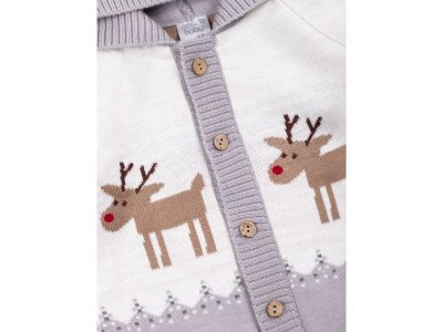 Комбинезон вязаный с капюшоном AmaroBaby Pure Love Christmas Deer 1-00388345_9