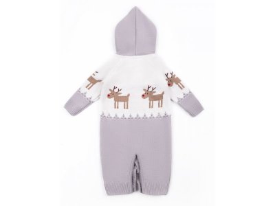 Комбинезон вязаный с капюшоном AmaroBaby Pure Love Christmas Deer 1-00388343_10