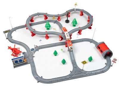 Железная дорога Zhorya Городская среда на батарейках, 111 деталей 1-00386086_1