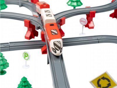 Железная дорога Zhorya Городская среда на батарейках, 111 деталей 1-00386086_4