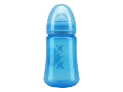 Бутылочка для кормления Курносики широкое горло с силиконовой соской, 250 мл 1-00389775_10