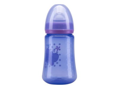 Бутылочка для кормления Курносики широкое горло с силиконовой соской, 250 мл 1-00389775_12