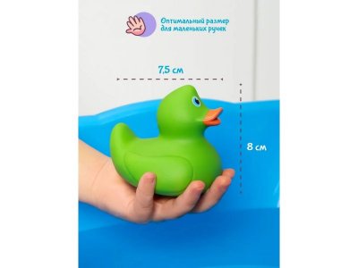 Игрушка для ванны Fancy Baby Уточка меняет цвет в теплой воде 1-00386852_6