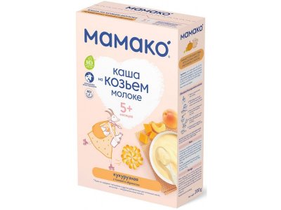 Каша Мамако кукурузная с тыквой и абрикосом на козьем молоке 200 г 1-00011076_1