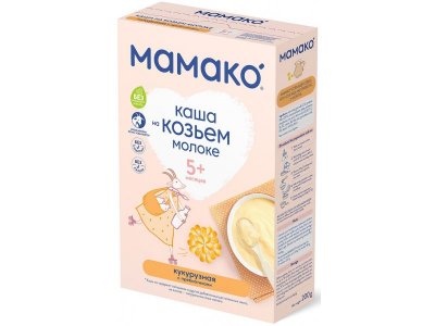 Каша Мамако кукурузная с пребиотиками на козьем молоке 200 г 1-00230269