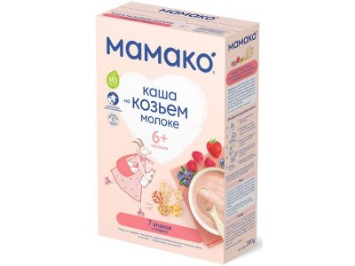 Каша Мамако 7 злаков с ягодами на козьем молоке 200 г 1-00230272_1