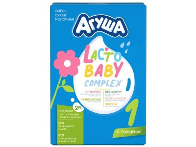УЦЕНКА! Смесь молочная Агуша 1 молочная с 0 месяцев 550 г 1-00390240_1