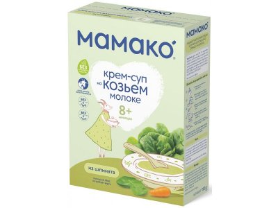 Крем-суп Мамако из шпината на козьем молоке, 150 г 1-00201177_1