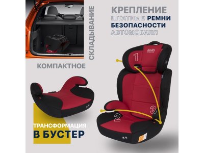 Автокресло Nuovita Maczione N23-1, группа 2/3 1-00353300_8