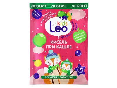 Кисель при кашле для детей Leo Kids пакет 12 г 1-00391011_1