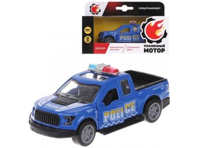 Игрушка Пламенный мотор Машина Полиция, открывающиеся двери, металл 1-00391019_1