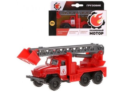 Игрушка Пламенный мотор Грузовик Пожарная машина, подвижные элементы, металл 1-00391021_1