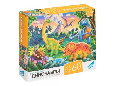 Пазл Dream Makers Динозавры 60 элемента 1-00391202_1