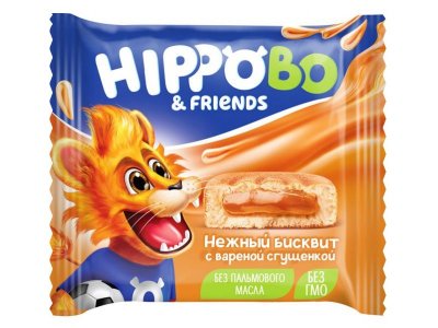 Пирожное HippoBo с вареной сгущенкой 32г 1-00391277_1