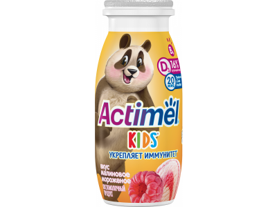Напиток кисломолочный Actimel Kids Малиновое мороженое 1,5% 95 г 1-00380523_5