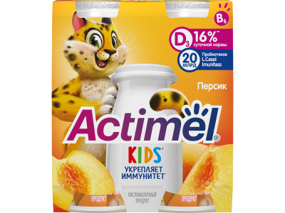 Напиток кисломолочный Actimel Kids Персик 1,5% 95 г 1-00380524_4