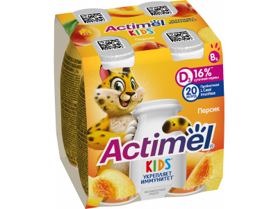 Напиток кисломолочный Actimel Kids Персик 1,5% 95 г 1-00380524_11