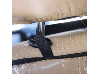 Накидка защитная на спинку сиденья автомобиля Крошка Я, 2 кармана, 60,5*40 см 1-00393030_3