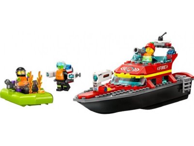 Конструктор Lego City Пожарная спасательная лодка 1-00393734_1