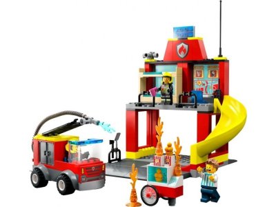 Конструктор Lego City Пожарная часть и пожарная машина 1-00393736_1