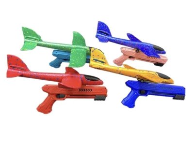Набор игровой Zhorya Самолет и пистолет с устройством для запуска 1-00392037_2