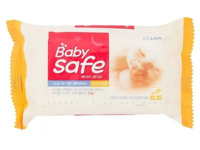Мыло CJ Lion для стирки детского белья Baby Safe с экстрактом акации, 190 г 1-00145118_1