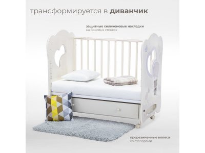 Кровать детская Nuovita Stanzione Cute Bear swing 1-00278237_6