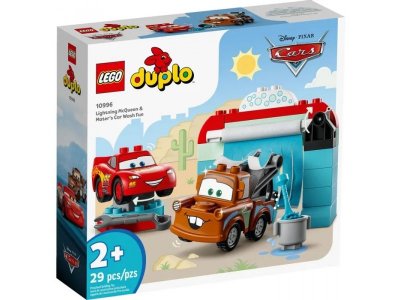 Конструктор Lego Duplo Развлечение на автомойке Молнии Маккуина и Мэтра 1-00394799_6