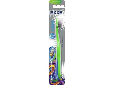 Зубная щетка детская EXXE School 6-12 лет (мягкая) 1-00395045_3