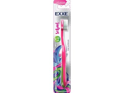 Зубная щетка детская EXXE School 6-12 лет (мягкая) 1-00395045_4