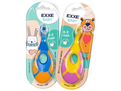 Зубная щетка детская EXXE Baby 0-2 года 1-00395046_1