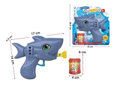 Игрушка для пускания мыльных пузырей 1Toy Мы-шарики! механическая Акула 40 мл 1-00395063_1