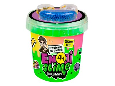 Игрушка для детей Slime Emoji-slime 110 г Влад А4 1-00395487_1